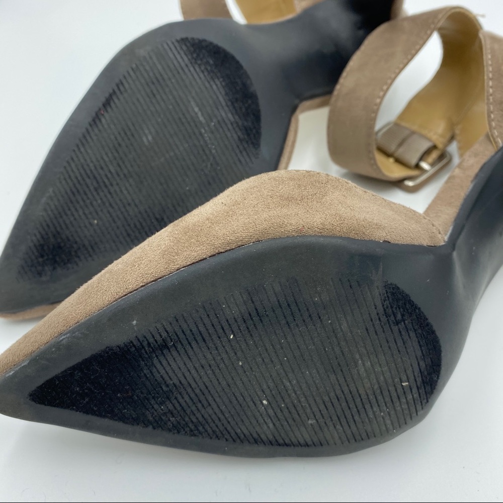 CATO Heels Single Strap Tan Suede size 8.5 - Picture 5 of 8